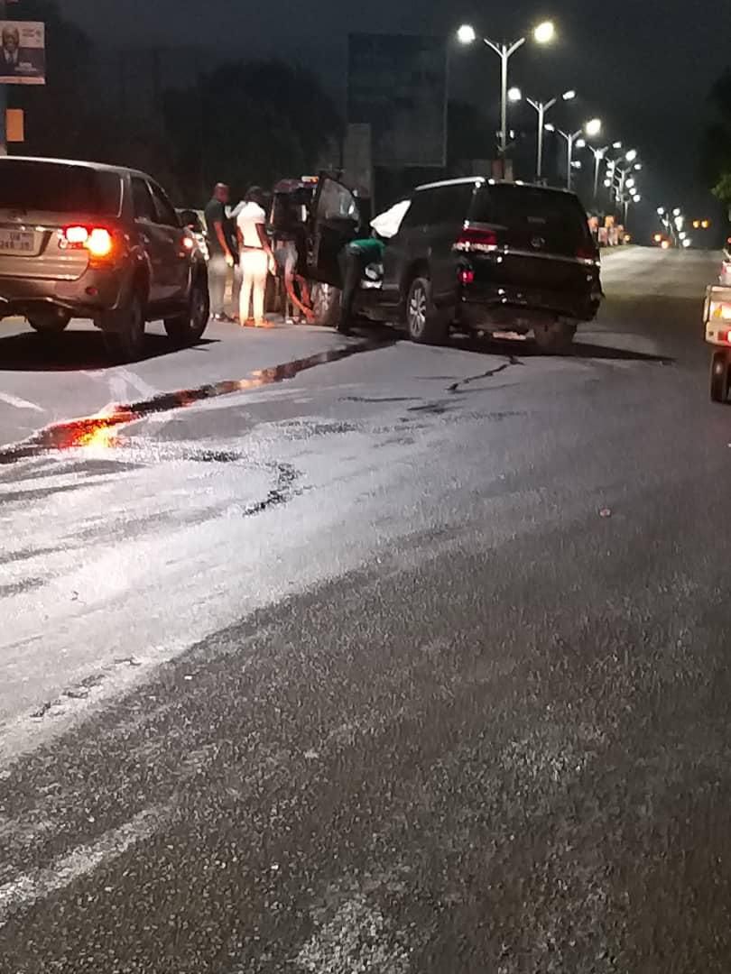 ECG vehicle involved in car crash; driver rushed to the hospital