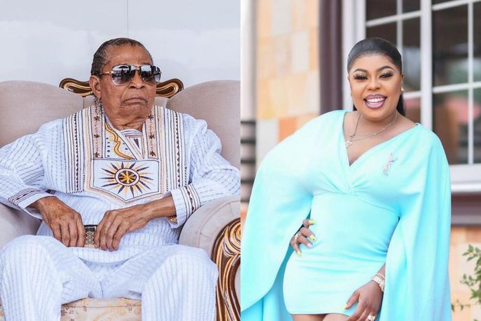 Afia Schwarzenegger and Kwadwo Safo Kantanka