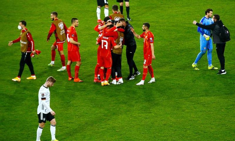 North Macedonia stunned Germany in Duisburg