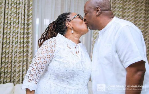 John and Lordina Mahama