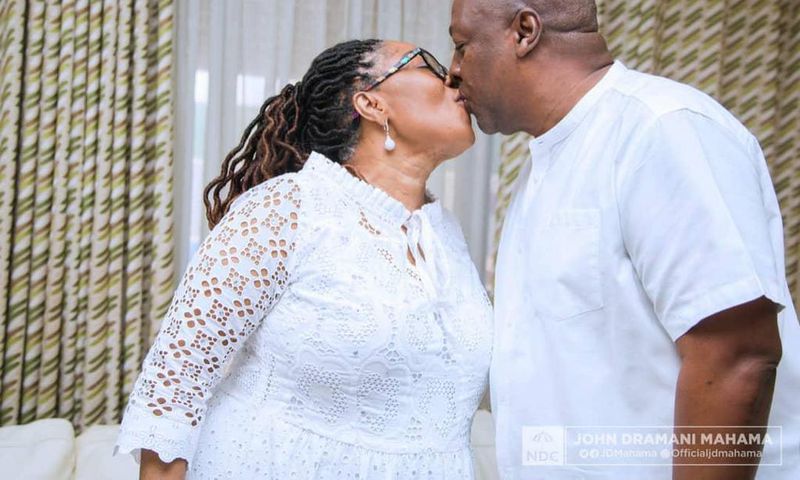 John and Lordina Mahama