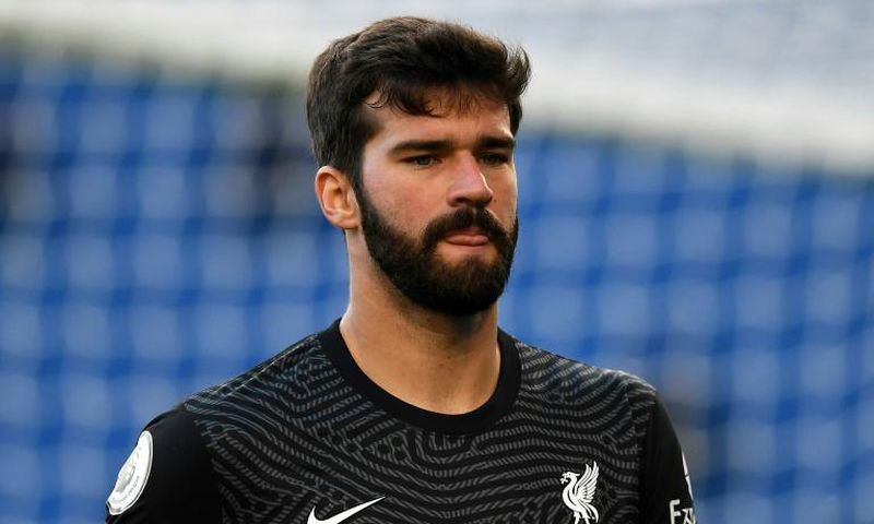 Alisson Becker was ruled out of Liverpool's Champions League clash against Ajax due to injury