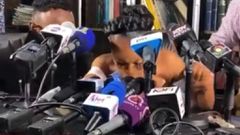 Akuapem Poloo speaks at press conference in Accra