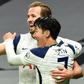 Deadly duo: Harry Kane (top) and Son Heung-min (right) have combined for 27 goals this season