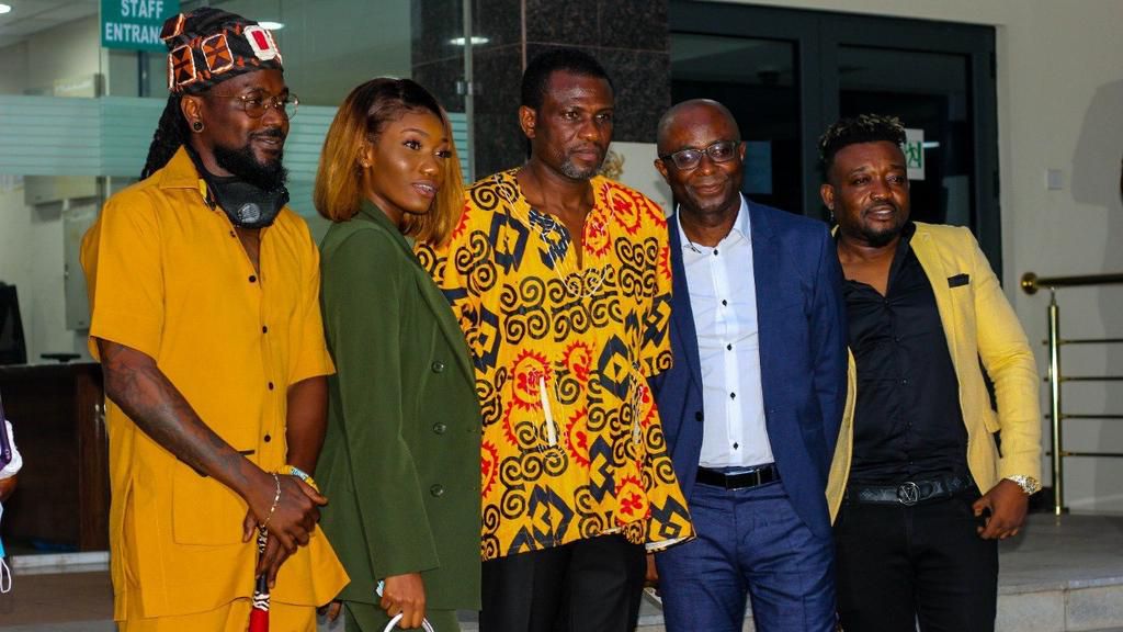 Samini, Kuami Eugene, Wendy Shay, Uncle Ebo Whyte, Kwesi Aboakye at Mark Okarku Mantey's vetting