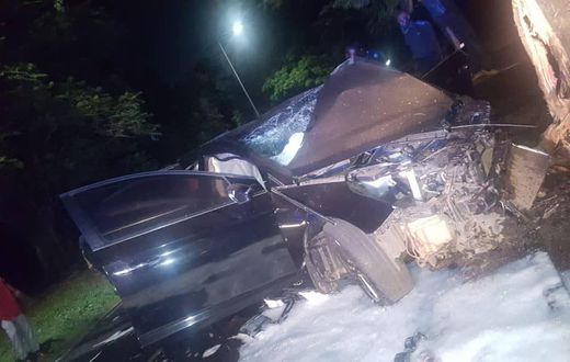 Gory accident on KNUST campus kills two students, three others injured