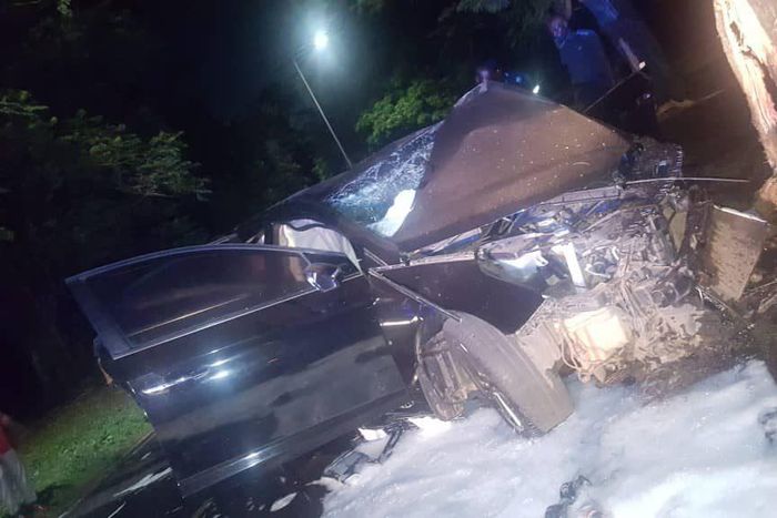 Gory accident on KNUST campus kills two students, three others injured