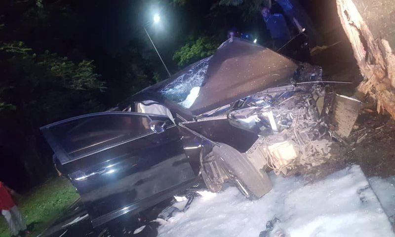 Gory accident on KNUST campus kills two students, three others injured