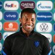 Georginio Wijnaldum speaking to reporters ahead of the Netherlands' Euro 2020 opener against Ukraine