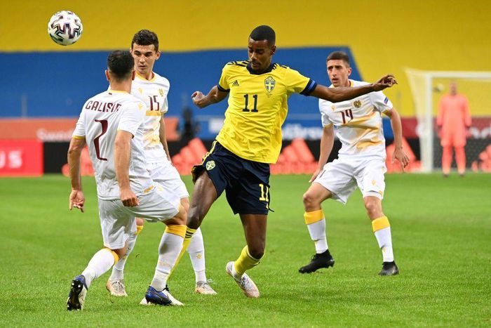 Sweden's Alexander Isak is one of Europe's most exciting young strikers