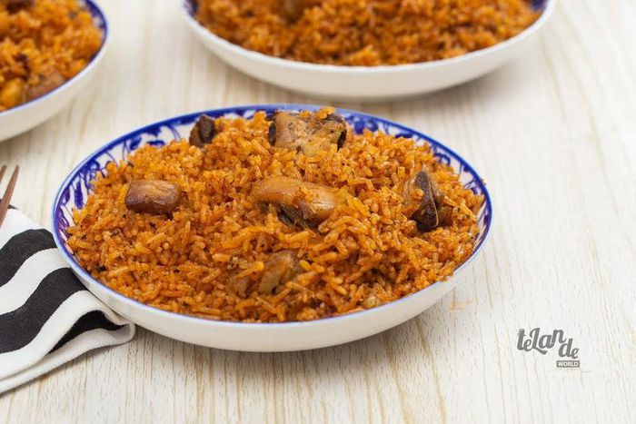 Oven-baked Jollof Rice