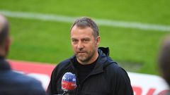 Bayern Munich head coach Hansi Flick refused to answer questions Saturday about his tense relationship with sports director Hasan Salihamidzic