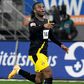 Moukoko celebrates soring for Dortmund in last weekend's defeat at Freiburg