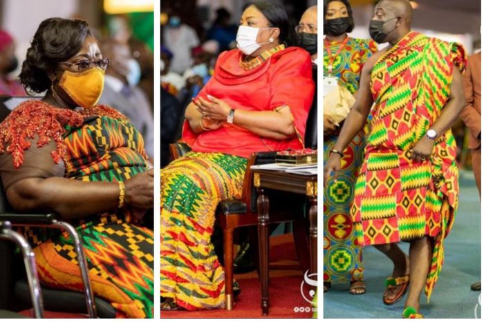 Gorgeous Kente moments at Nana Addo’s inauguration 2