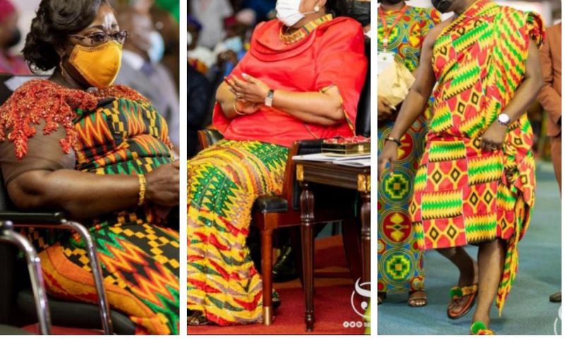 Gorgeous Kente moments at Nana Addo’s inauguration 2