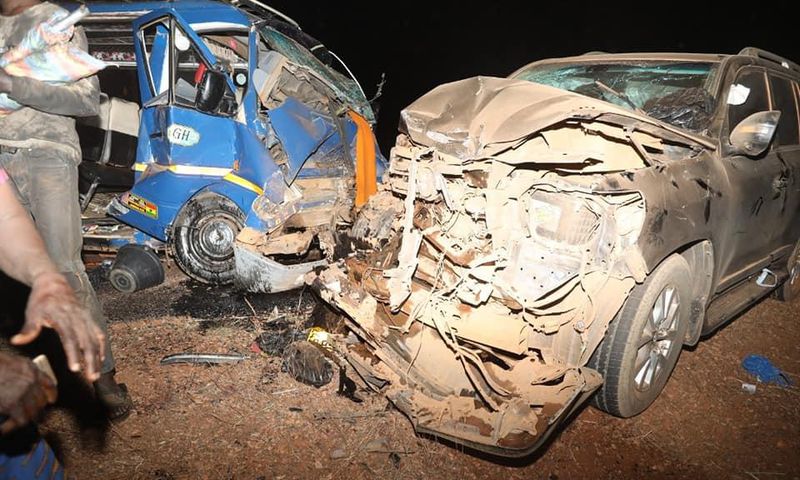 Government official returning from campaign trail involved in head-on collision