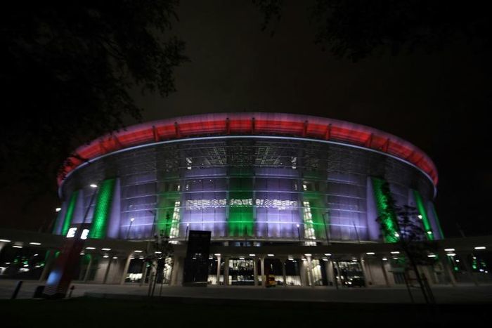 Budapest's Puskas Arena will stage the first leg of Liverpool's last-16 tie against RB Leipzig in the Champions League