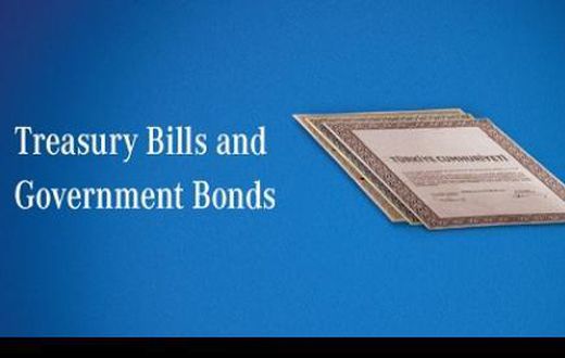 Treasury bills and government bonds