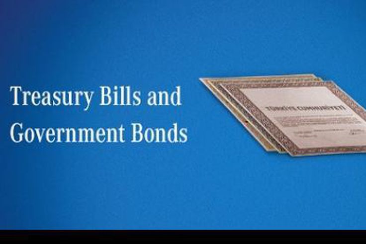 Treasury bills and government bonds