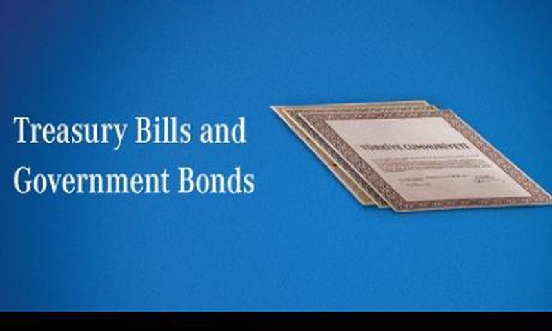 Treasury bills and government bonds