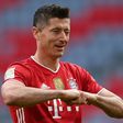 Bayern Munich striker Robert Lewandowski is chasing the Bundesliga record of 40 goals in a single season