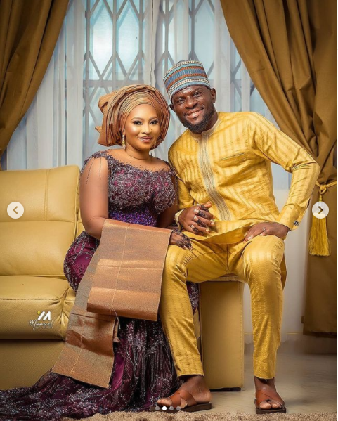Fatau Dawuda and his wife