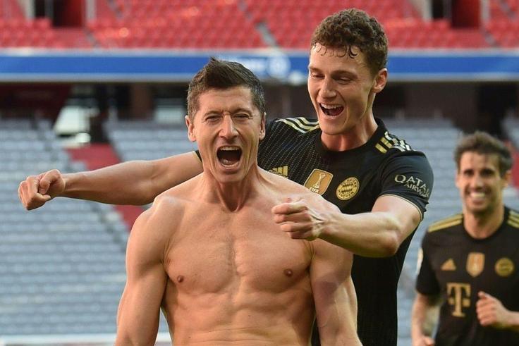 Robert Lewandowski broke Gerd Mueller's decades-old Bundesliga scoring record record, a long way from the Polish third division