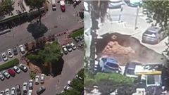 Sinkhole collapses in Jerusalem hospital’s parking lot & swallowed many parked cars