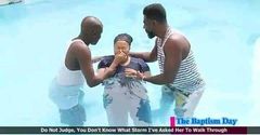 Nana Agradaa getting baptized