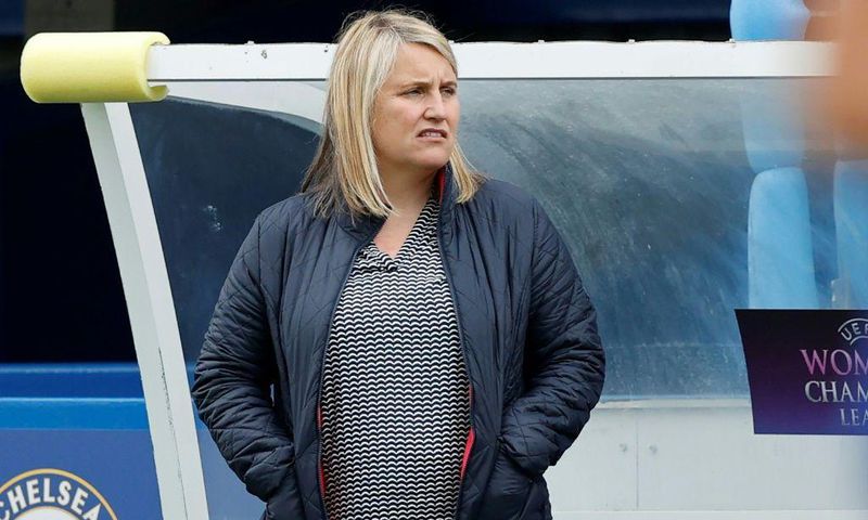 Champions again - Chelsea manager Emma Hayes' side have retained their English Women's Super League title