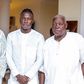 Stonebwoy with his father and father-in-law