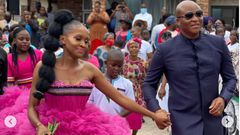 Rebotile Malomane and her husband