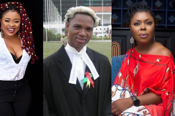 Adua Safowaa, Lawyer Francis Sosu and Afai Schwarzenegger