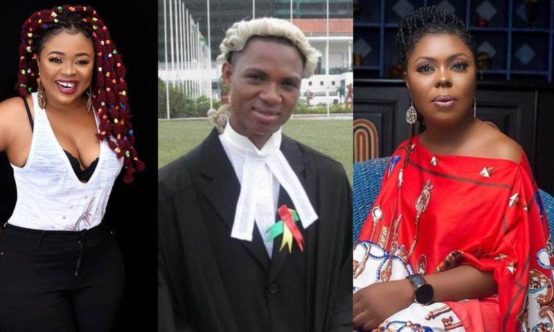 Adua Safowaa, Lawyer Francis Sosu and Afai Schwarzenegger