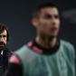 Juventus coach Andrea Pirlo (L) happy for Cristiano Ronaldo (R) to see out his contract until 2022.