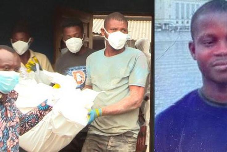 Benjamin Kofi Yeboah and the exhumed body