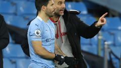 Manchester City may well not be able to replace departing record goalscorer Sergio Aguero due to the financial fall-out from coronavirus said Pep Guardiola
