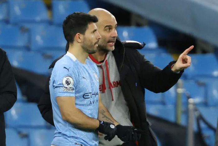 Manchester City may well not be able to replace departing record goalscorer Sergio Aguero due to the financial fall-out from coronavirus said Pep Guardiola