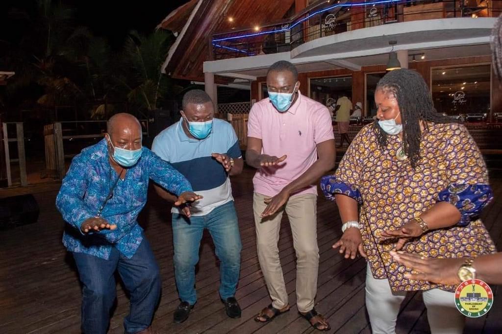 MPs dance at Aqua Safari