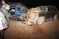 Government official returning from campaign trail involved in head-on collision