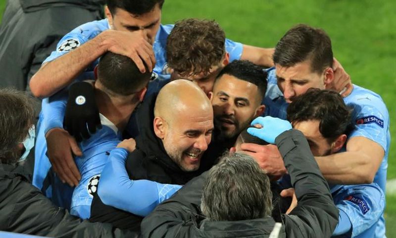 Manchester City are through to the Champions League semi-finals