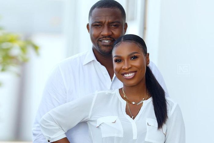John Dumelo and wife Gifty Mawunya