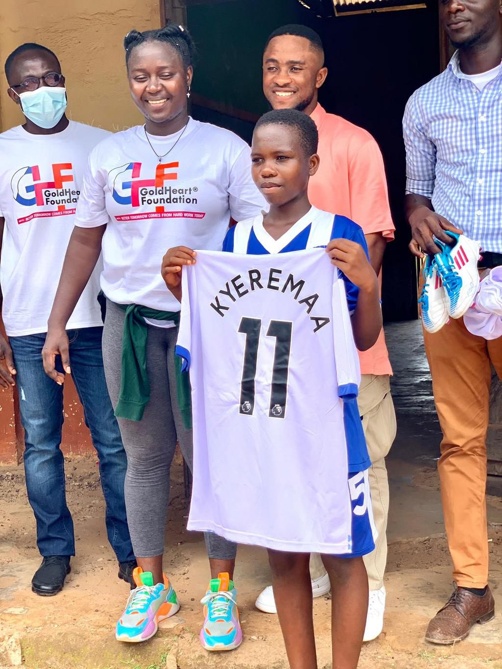 Gifty Asare sponsors 13-year-old