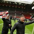 The protesting fans want Manchester United's American owners out