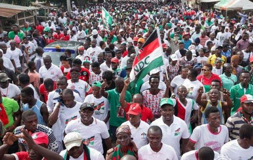 NDC supporters
