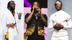 Burna Boy, Stonebwoy and Wizkid