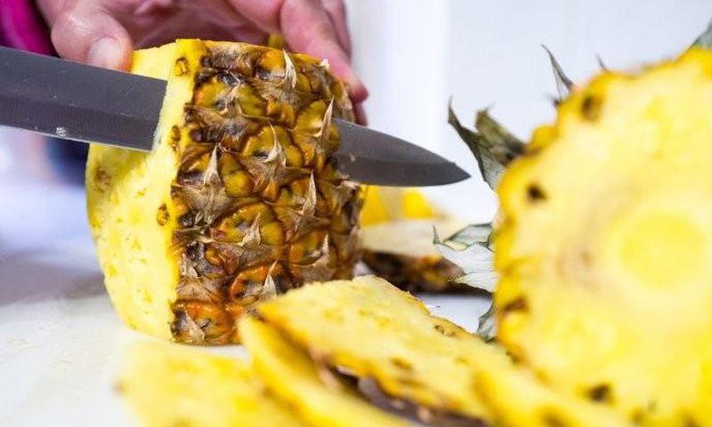 Pineapple peels