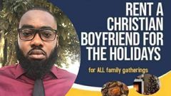 See how much handsome man charges to be rented by ladies as Christmas boyfriend