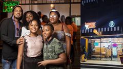 Van Vicker and family at the launch of Vantastic Grill