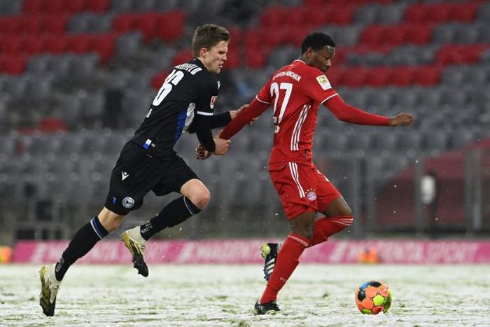 Austria defender David Alaba (R) confirmed Tuesday he will leave Bayern Munich at the end of the season